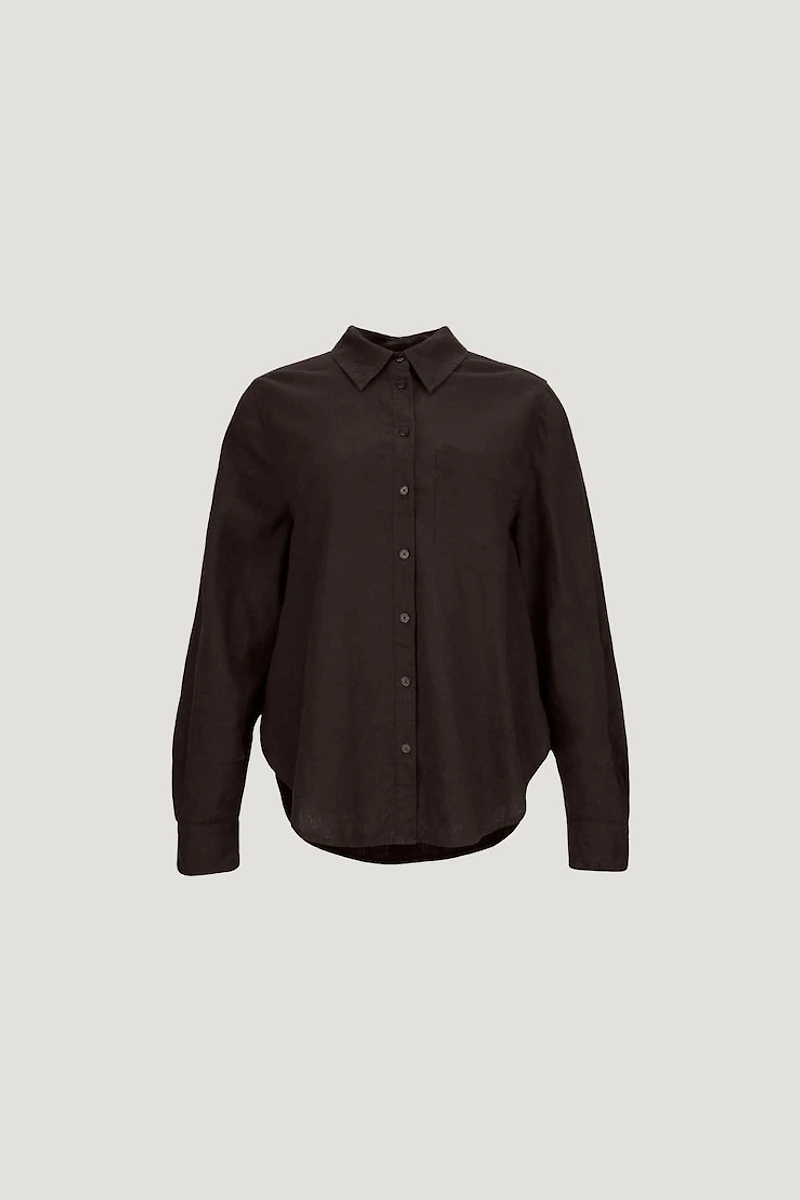 Isla Oversized Linen Shirt