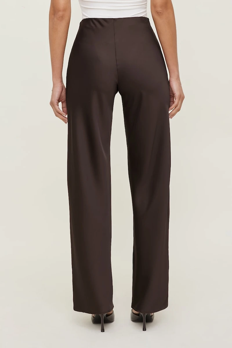 Izzy Wide Leg Satin Pants