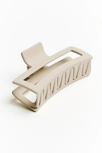 Grosse pince à cheveux rectangulaire