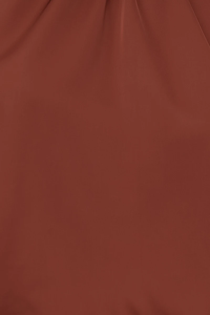 Paloma Bubble Satin Halter Blouse