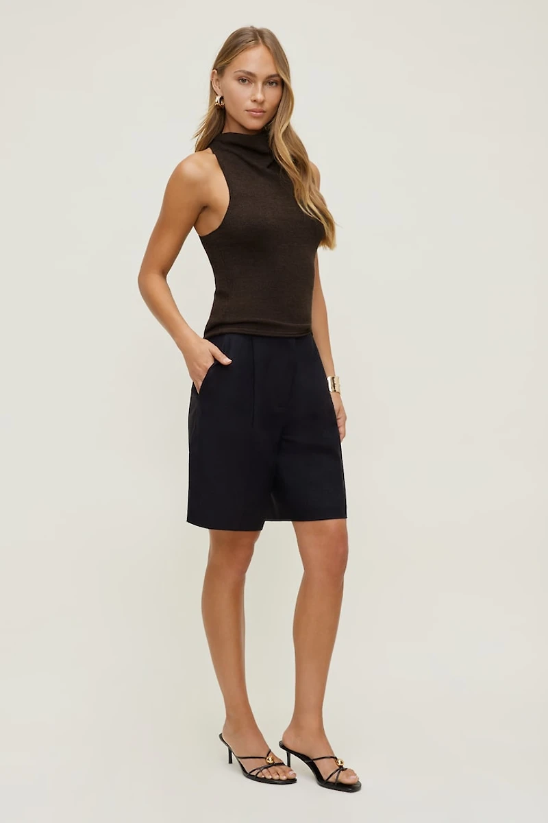 Mock Neck Sweater Tank Top