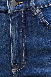 Jean extensible à taille haute et jambe ajustée Frenchie