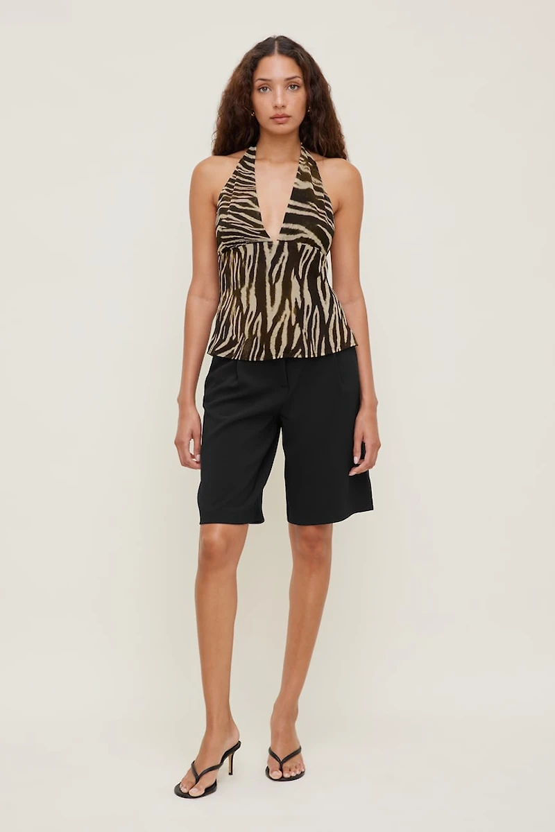 Vea Georgette Halter Top