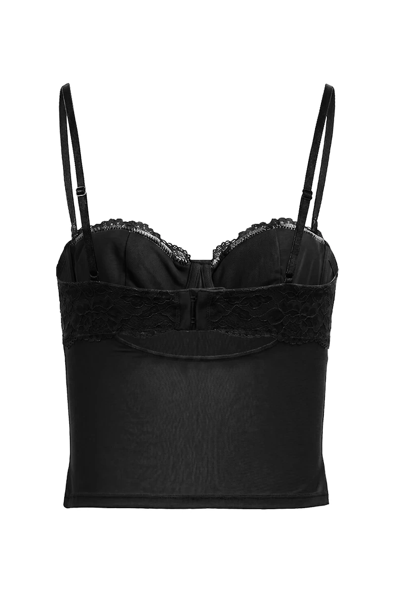 Sabrina Sheer Lace Corset Top