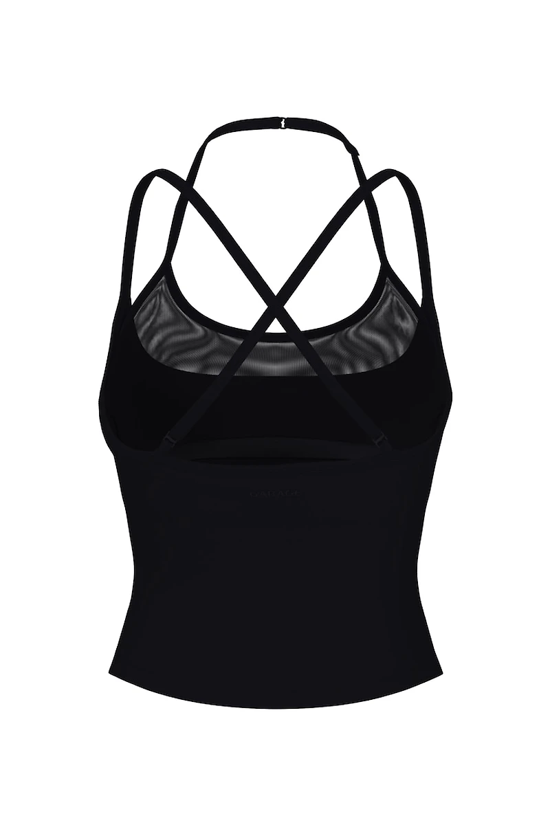 Active Double Layer Mesh Tank Top