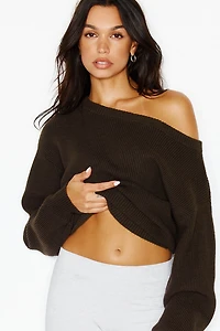 Day Off Asymmetric Sweater