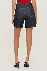 Short en denim à taille haute Harper