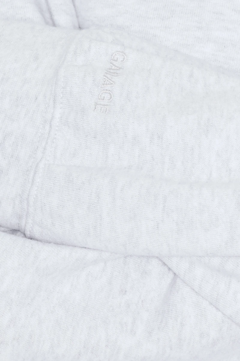 SoftTerry™ Raw-Edge Off Shoulder Sweatshirt
