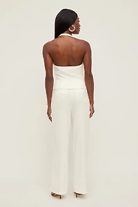 Linen Halter Vest