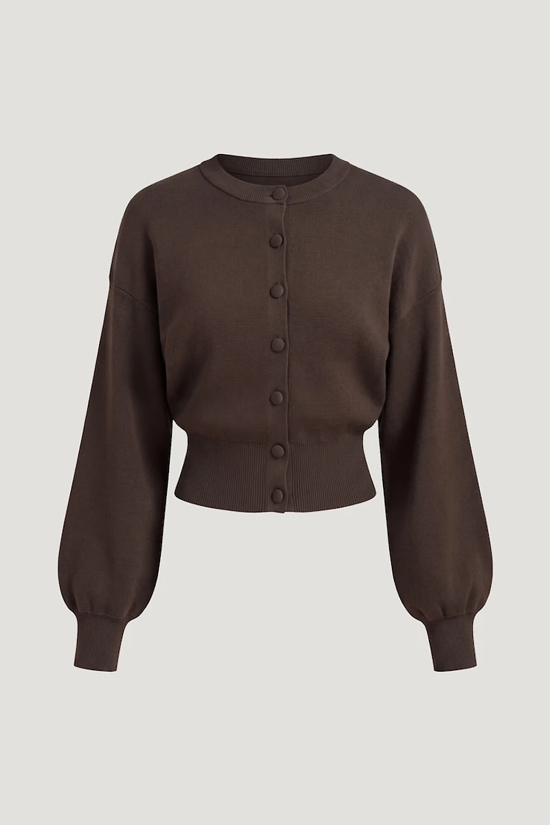 Ellie Balloon Sleeve Cardigan