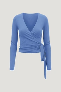 Wrap Long Sleeve Top