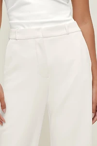 Mid Rise Barrel Leg Pants