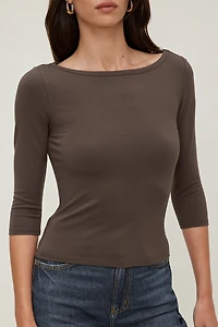 Maude Cotton Spandex T Shirt