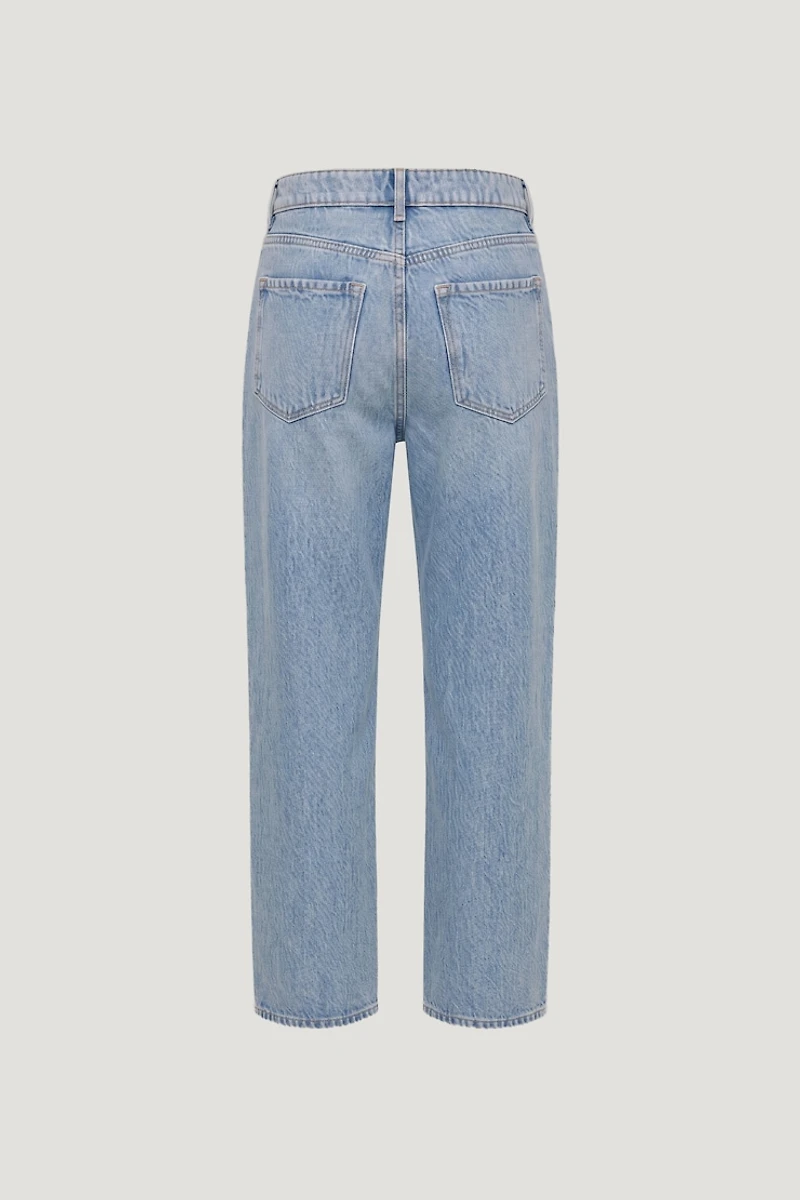 Mika Mid Rise Relaxed Straight Leg Jeans