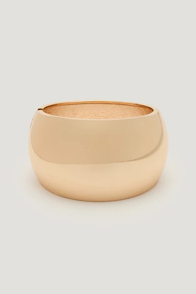 Oversized Chunky Snap Bangle Bracelet