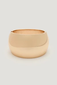 Oversized Chunky Snap Bangle Bracelet