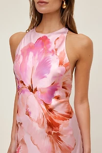 Robe maxi en satin Andy