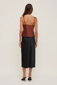 Satin Lace Cami Top