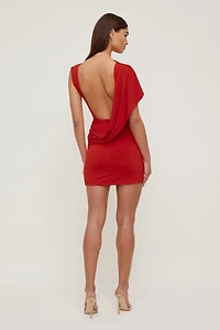 Sculpt Open Back Mini Dress