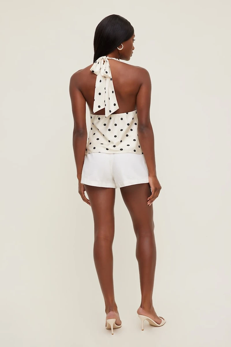 Vea Satin Halter Top