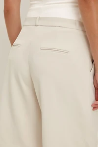 Mid Rise Bermuda Shorts