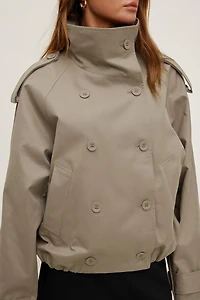 Siena Trench Bomber Jacket
