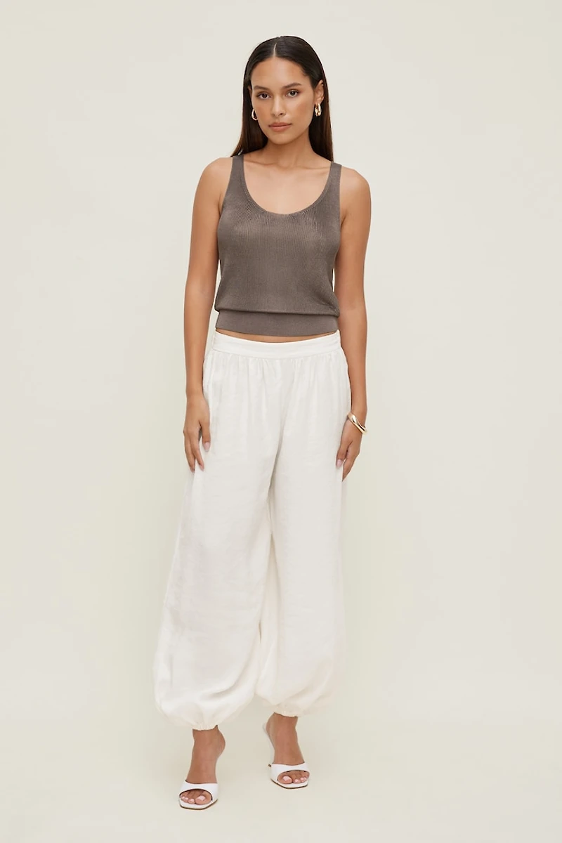 High Shine Sweater Tank Top