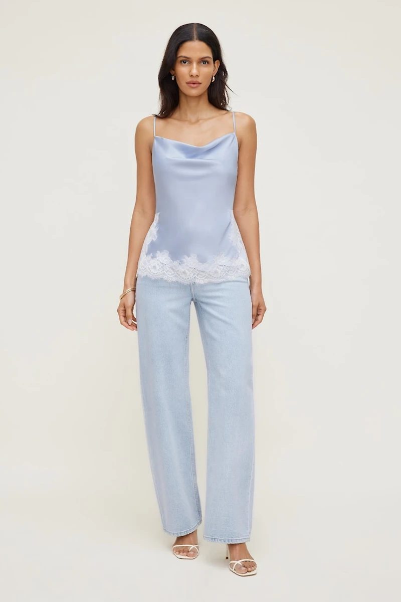 Madi Lace Satin Cami Top