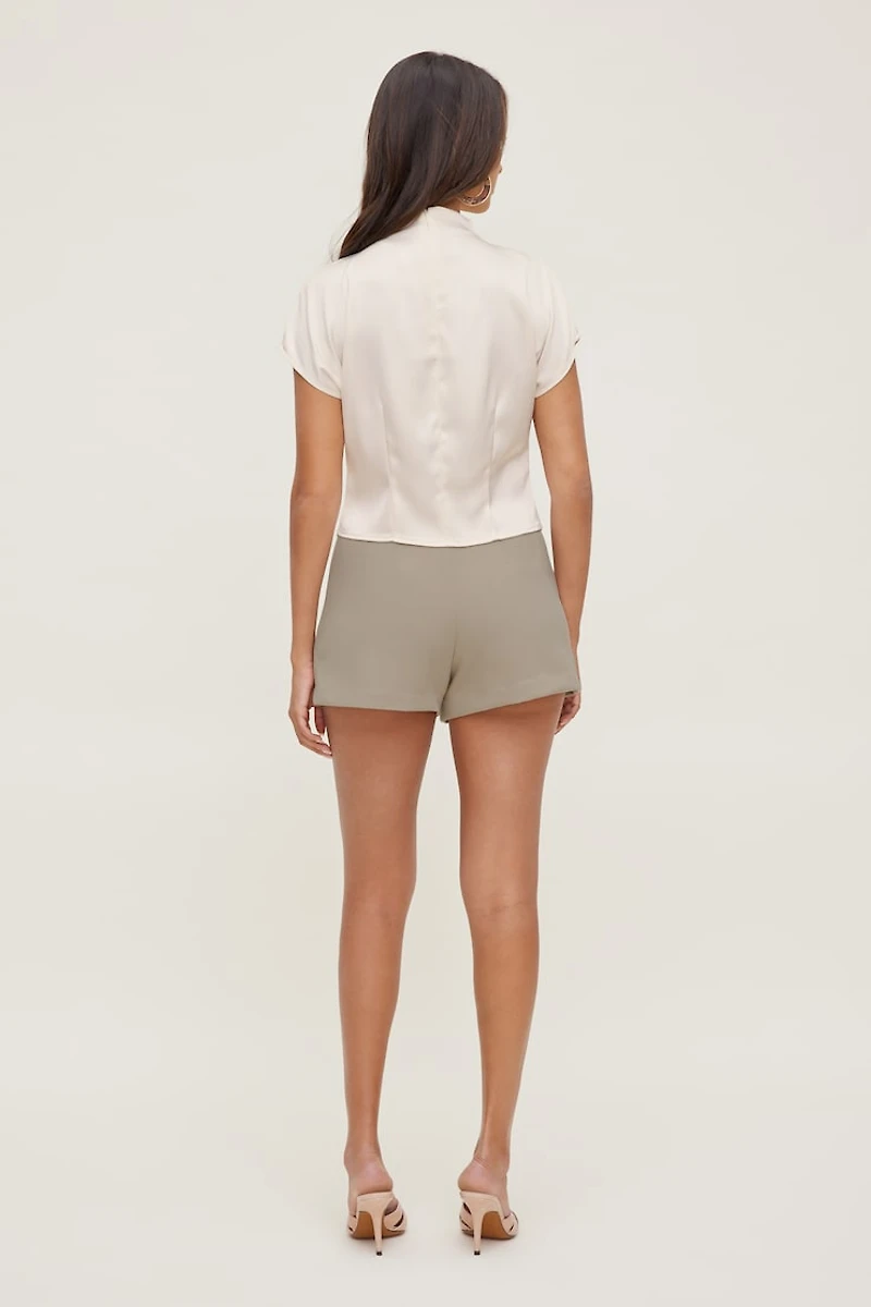 Ella Layered Satin Blouse