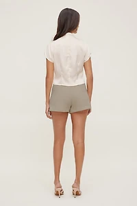 Ella Layered Satin Blouse