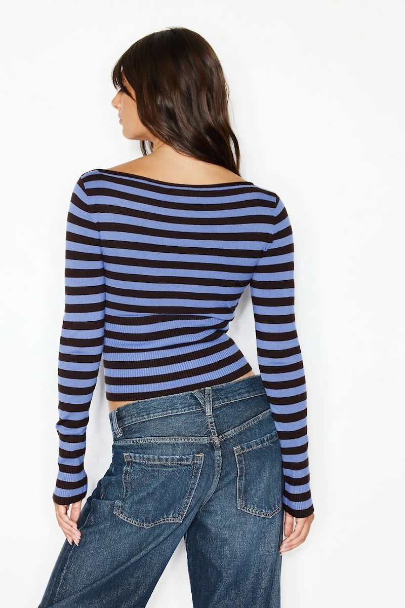 Ryan Fitted Boatneck Sweater
