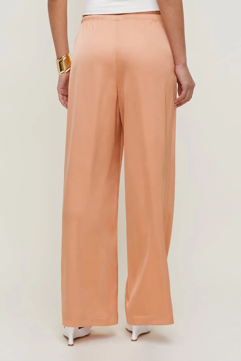 Leo Satin Wide Leg Pants