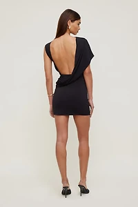 Sculpt Open Back Mini Dress
