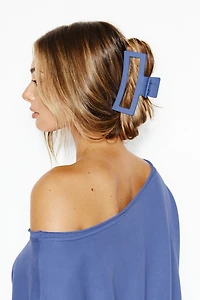 Oversized Rectangle Claw Clip