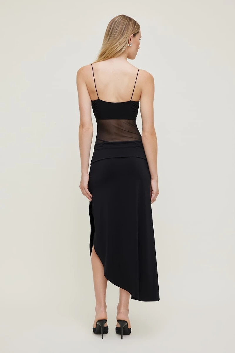 Bandeau Sheer Mesh Bodysuit