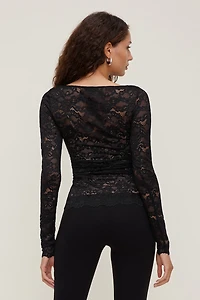 Stella Lace Long Sleeve Top