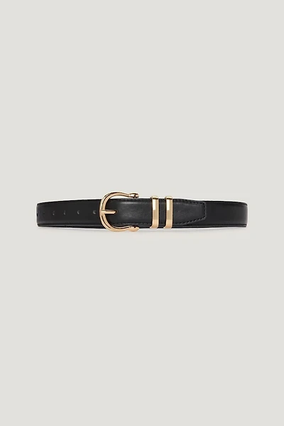Ceinture en faux cuir classique