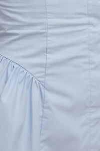 Poplin Halter Mini Dress