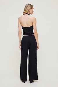 Leo Linen Wide Leg Pants