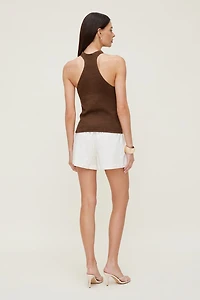 Mock Neck Sweater Tank Top