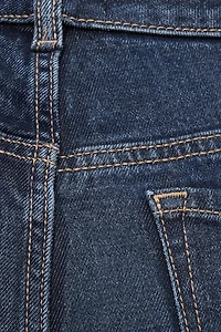 Jean capri extensible à taille haute