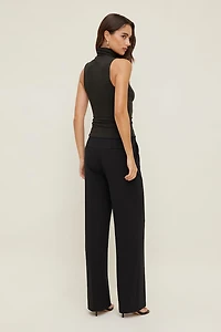 Camelia Crepe Straight Leg Pants
