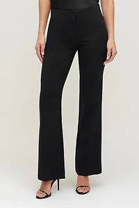 Pantalon ajusté à jambe semi-évasée Frankie