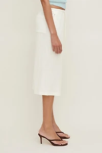 Leo Linen Capri Pants