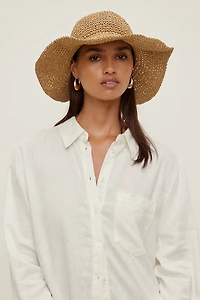 Straw Bucket Hat