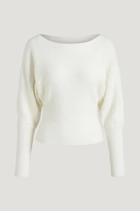 Cinched Boat Neck Sweater