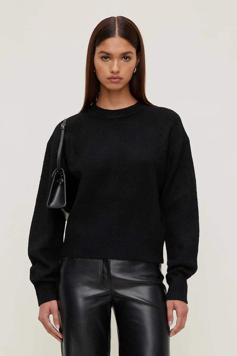 Shrunken Crewneck Sweater