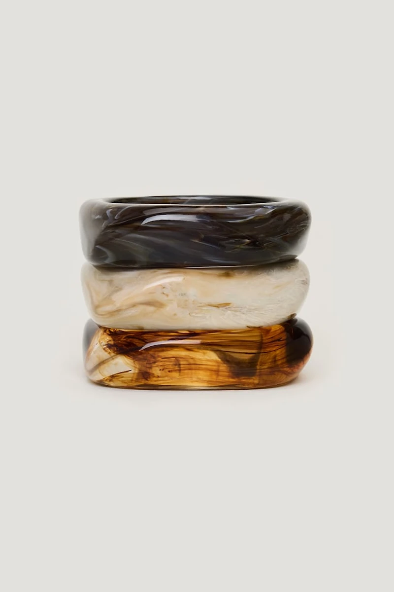 3-Pack Resin Bangles