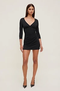 Morgan 3/4 Sleeve Mini Dress