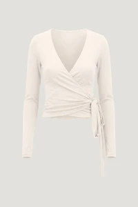 Wrap Long Sleeve Top